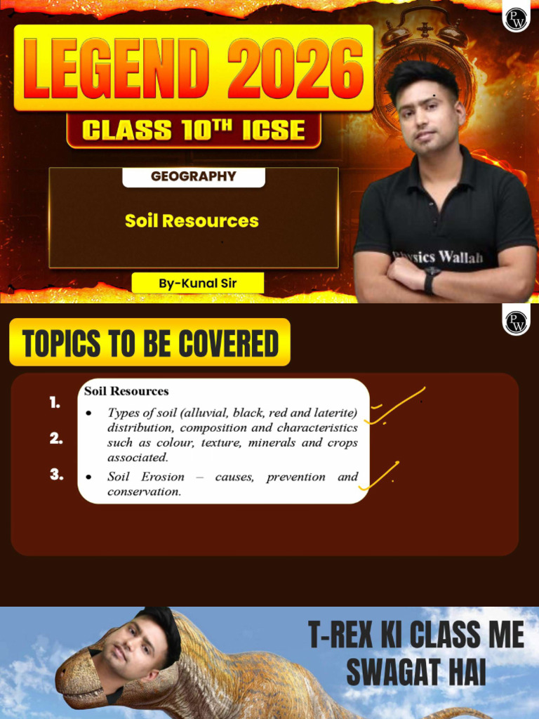 Soil Resources Class Notes Legend 2026 | PDF