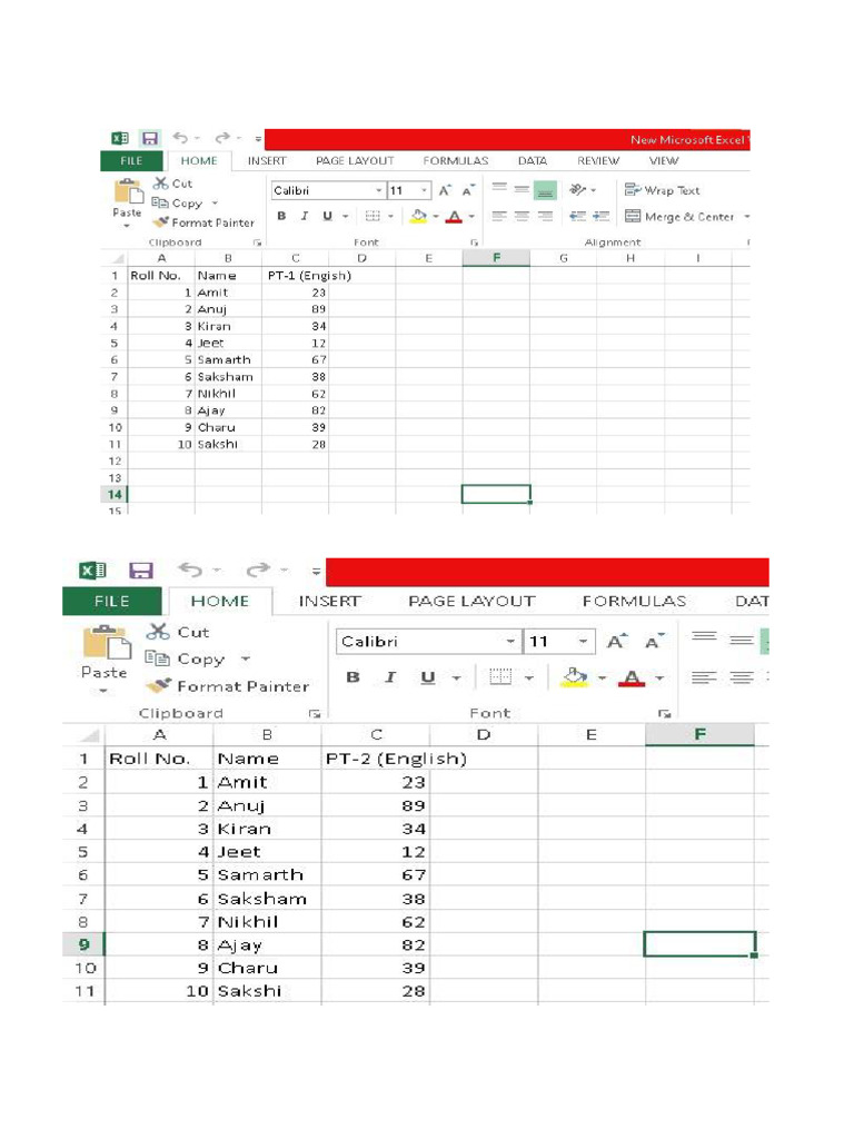 Excel | PDF