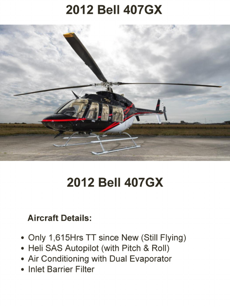 2012 Bell 407 GX | PDF