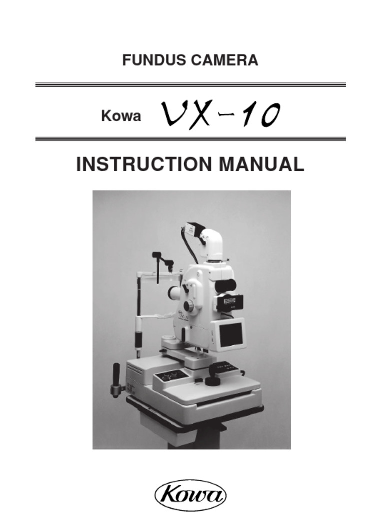VX 10 Instruction Manual | PDF | Camera | Electrical Connector