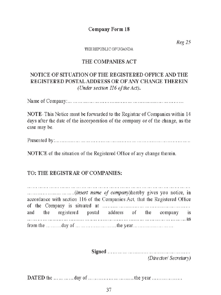 Form 18 | PDF