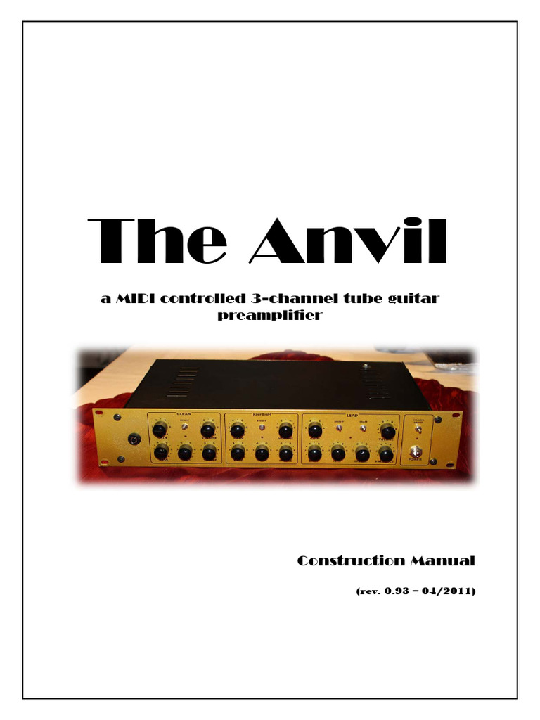 The Anvil-Construction Manual | PDF | Electrical Connector | Printed ...