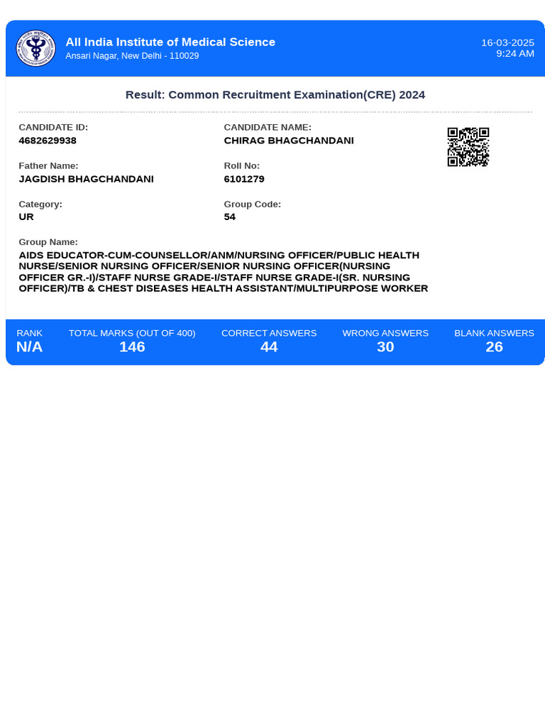 Score Card 2 | PDF