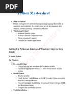 Python Chapter-wise Notes PDF | PDF | Python (Programming Language ...