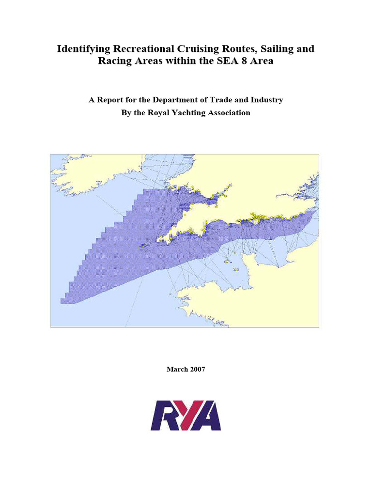 Identifying Recreational Cruising Routes, Sailing and Racing Areas ...