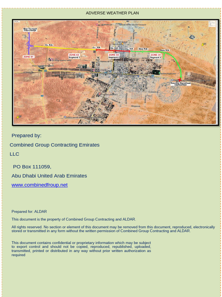 ALDAR E45 - Adverse Weather Plan - November 2024 | PDF | Flood | Emergency