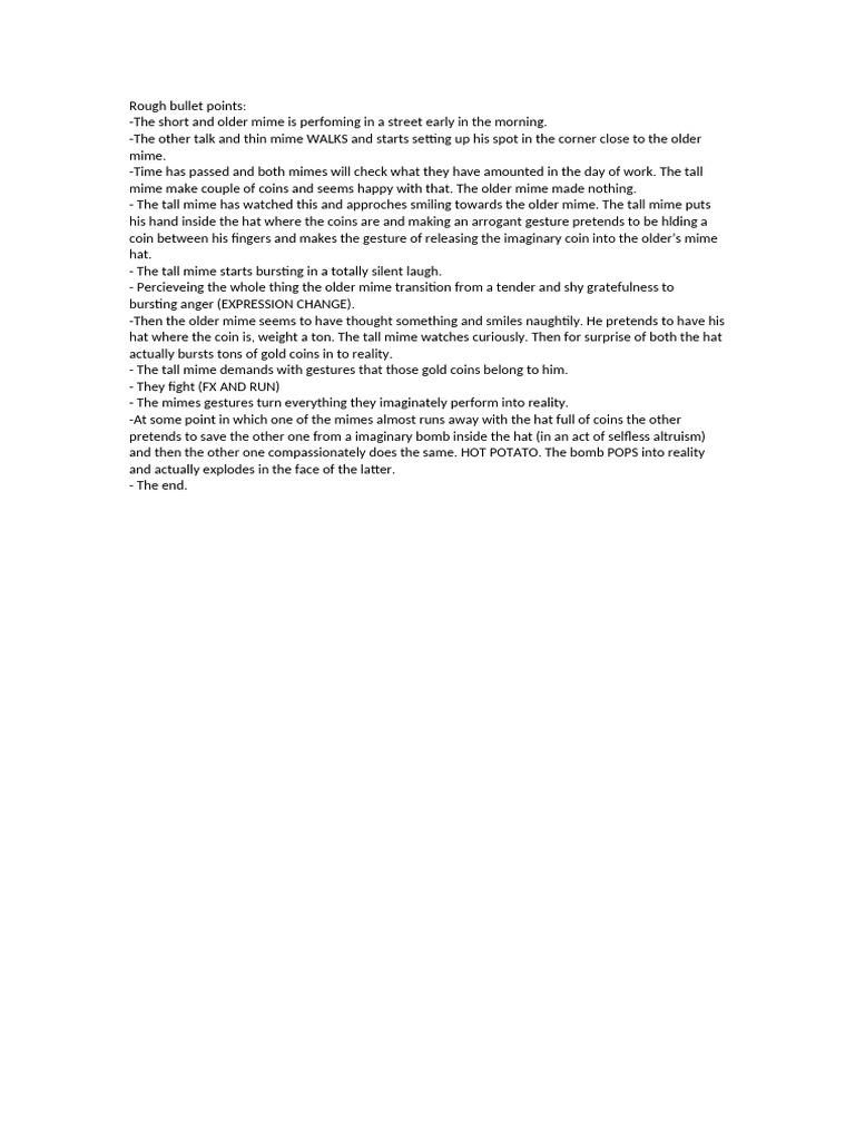 Rough Bullet Points | PDF