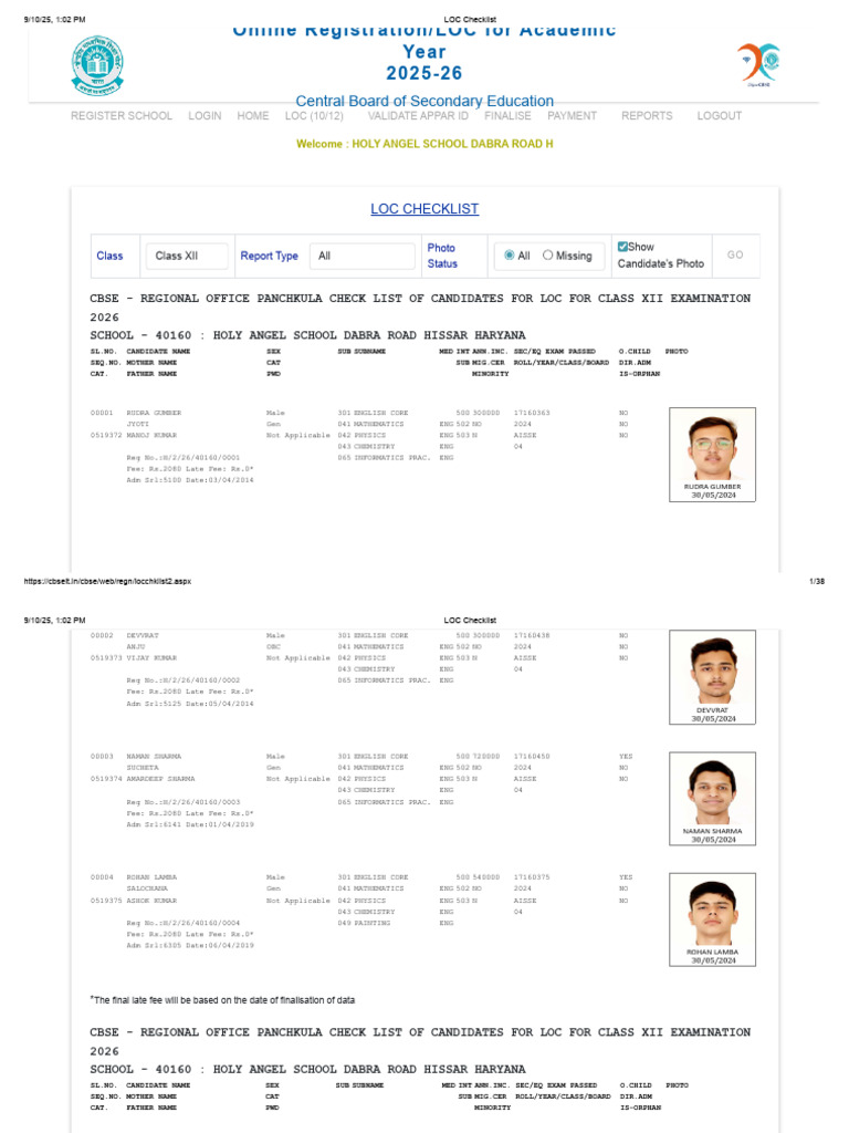 LOC Checklist 2nd Share | PDF | Adolescence | Educational Organizations
