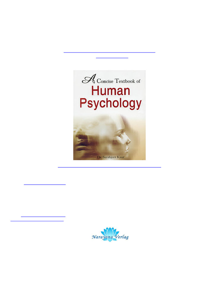 A Concise Textbook of Human Psychology Sarabjeet Kaur.05944 - 3learning | PDF | Classical ...