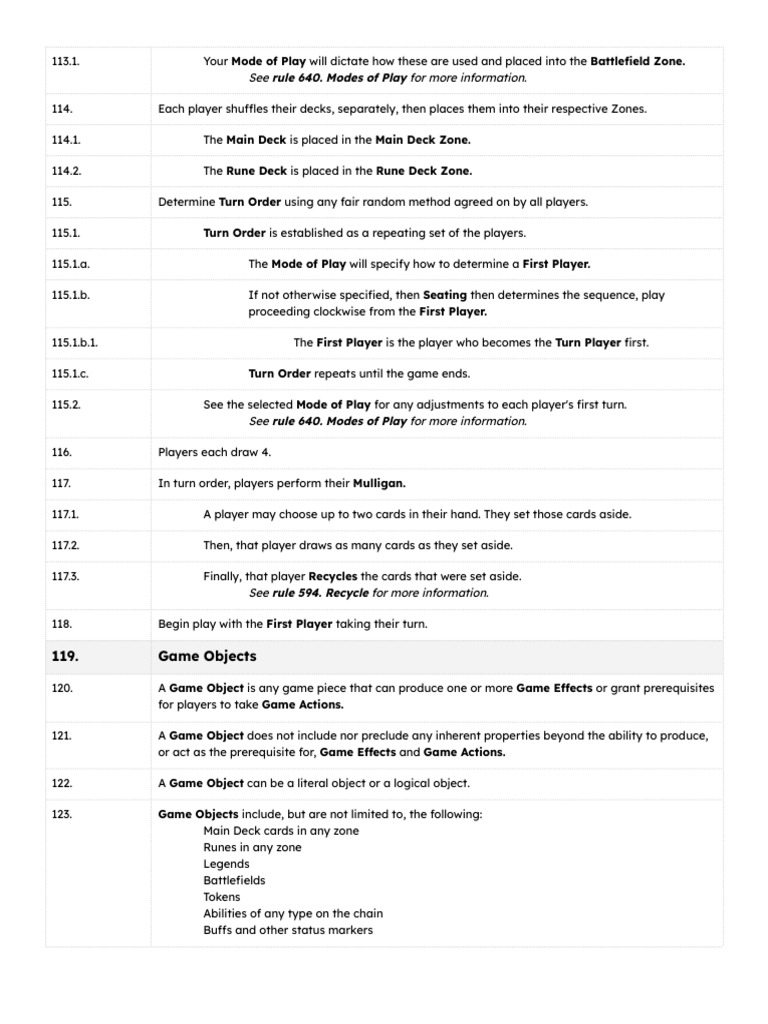 Riftbound Core Rules 2025 06 02 2 | PDF | Playing Cards
