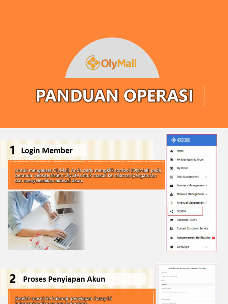 Indo - Olymall Operation Guide | PDF