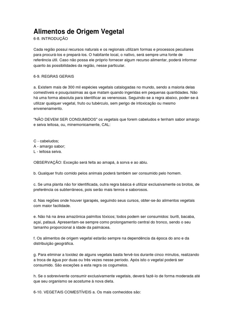 Alimentos de Origem Vegetal: Guia Prático | PDF | Fruta | Arecaceae