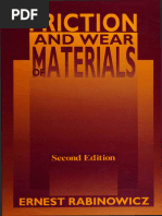 ビジネス・経済 Friction and Wear of Materials Friction and Wear of Materials, 2nd Edition (Rabinowicz, Ernest