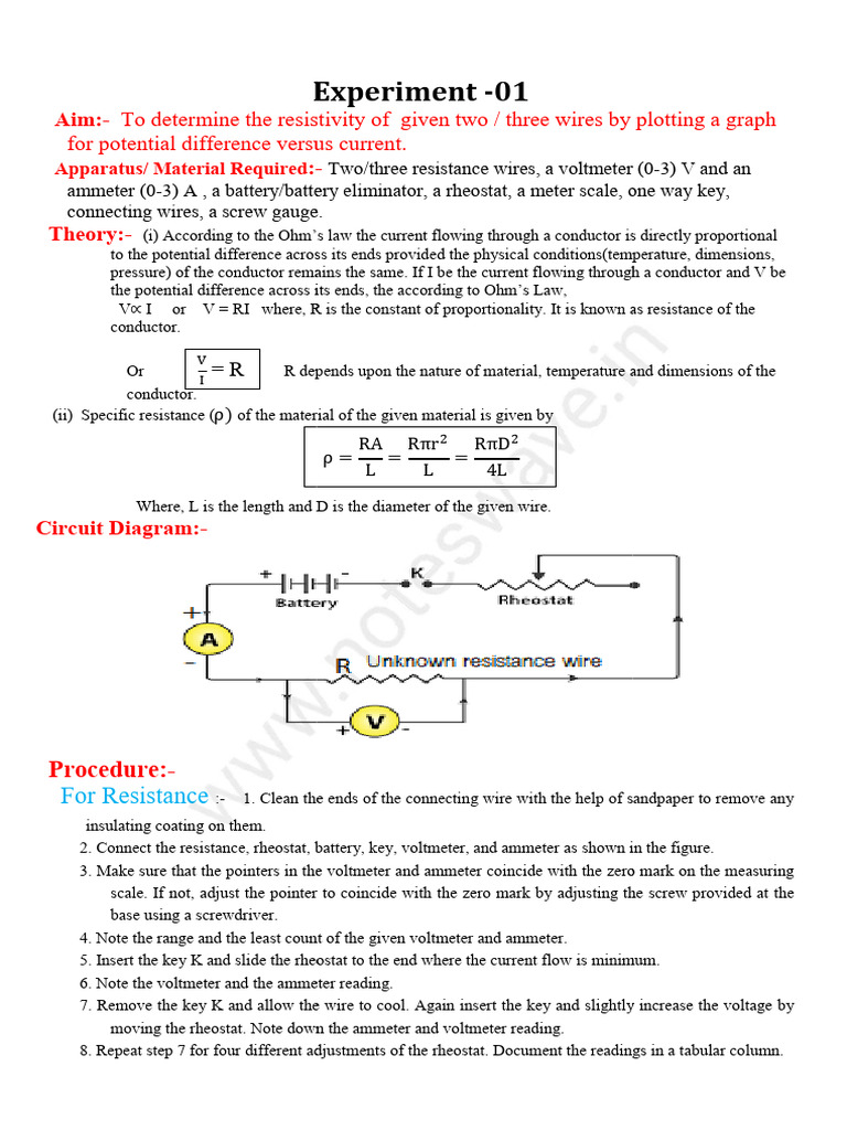 Class Xii Physics Practicals 2026 PDF | PDF | P–N Junction | Diode