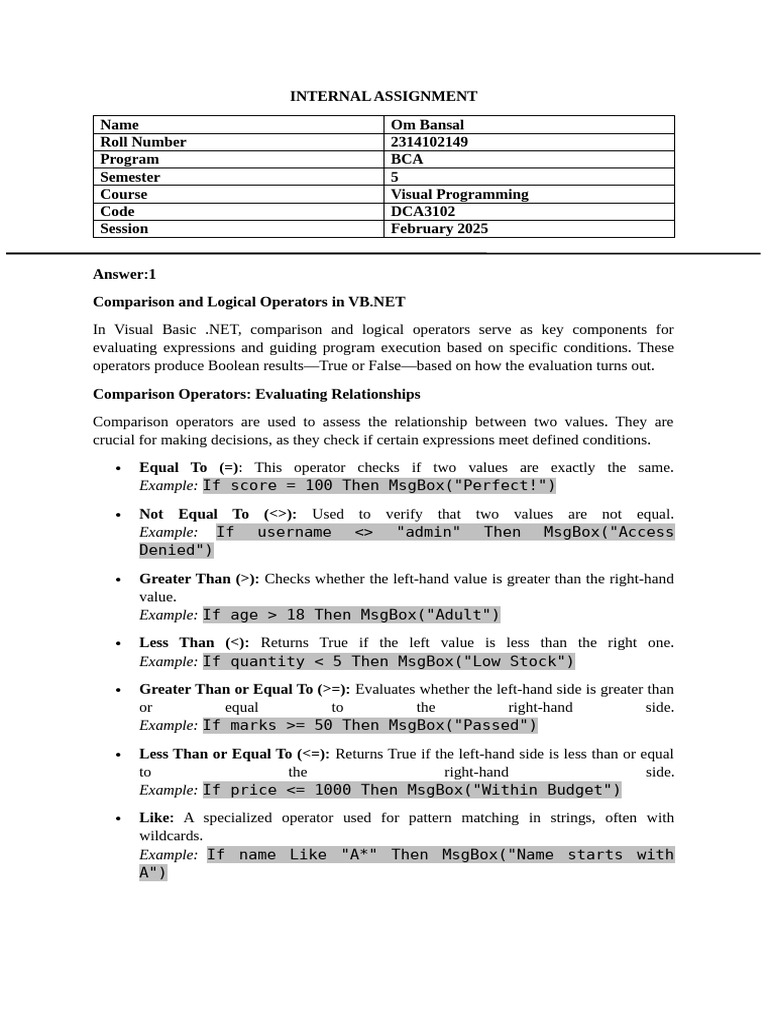 Internal Assignment 3102 | PDF | Xml | Business Process Management