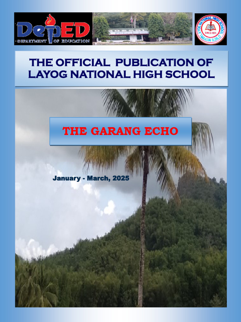 SP_Layog NHS_The Garang Echo | PDF