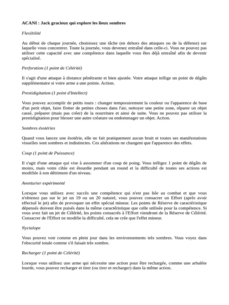 Acani | PDF