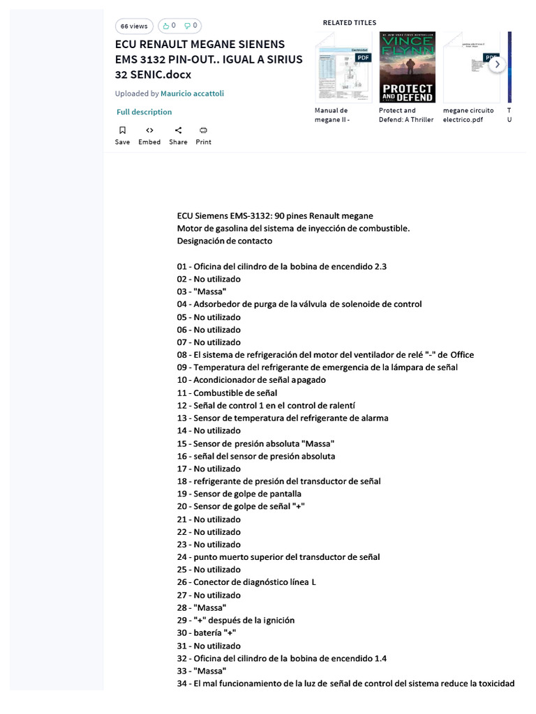 Sienens Ems 3132 Pin Out Igual a Sirius 32 (1) | PDF | Máquinas ...