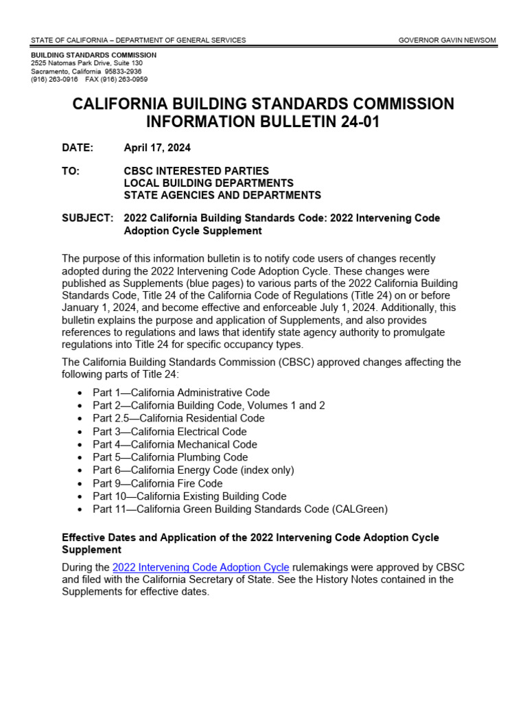 BSC-Bulletin-24!01!2022 Intervening Code Cycle Update-Final | PDF ...