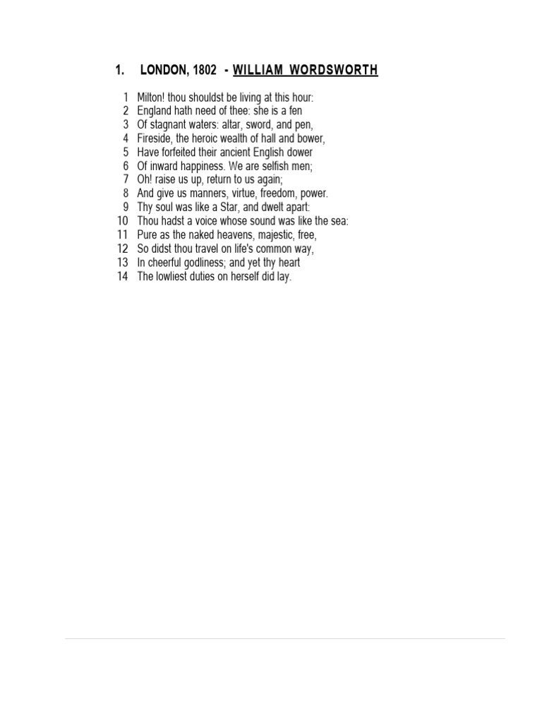 Poem | PDF