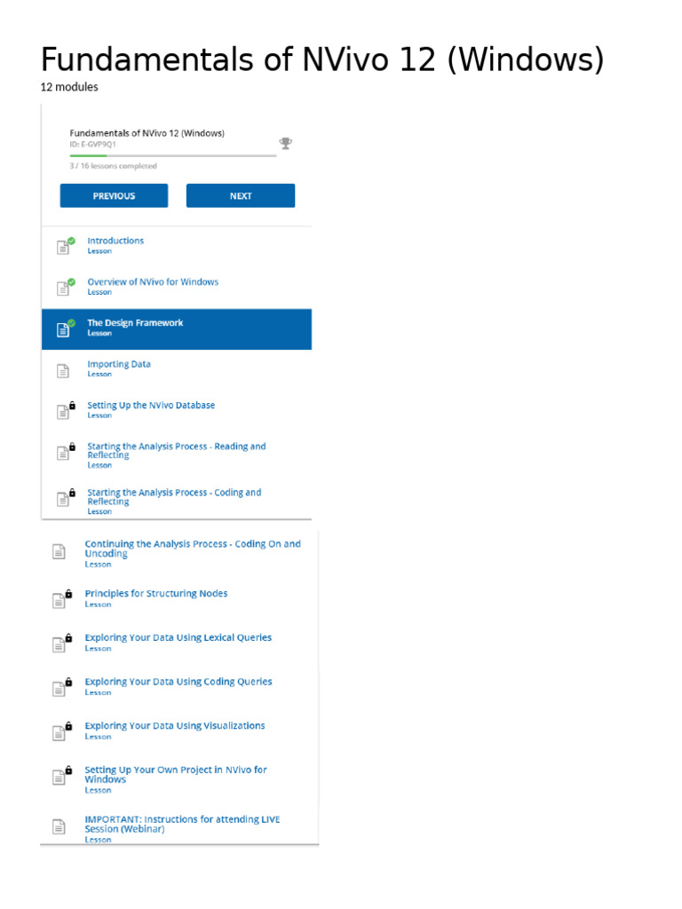 Fundamentals NVivo 12 - NOV2020 | PDF | Information Retrieval ...