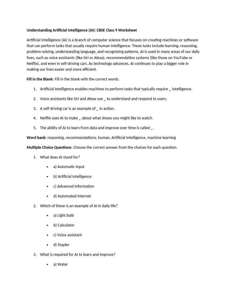 Understanding Artificial Intelligence | PDF | Artificial Intelligence ...