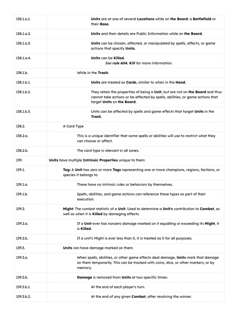 Riftbound Core Rules 2025-06-02 3 | PDF