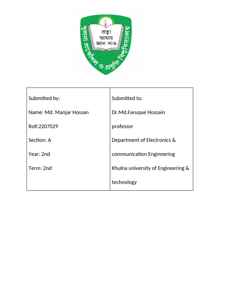 Ece Assignment | PDF