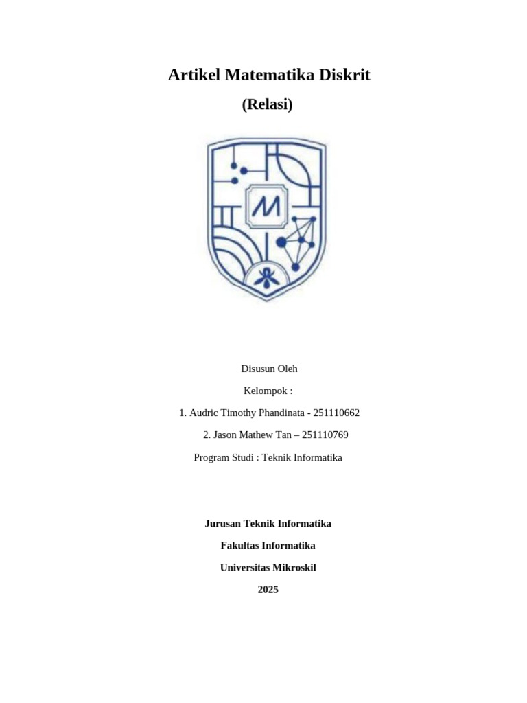 Artikel Matematika Diskrit | PDF