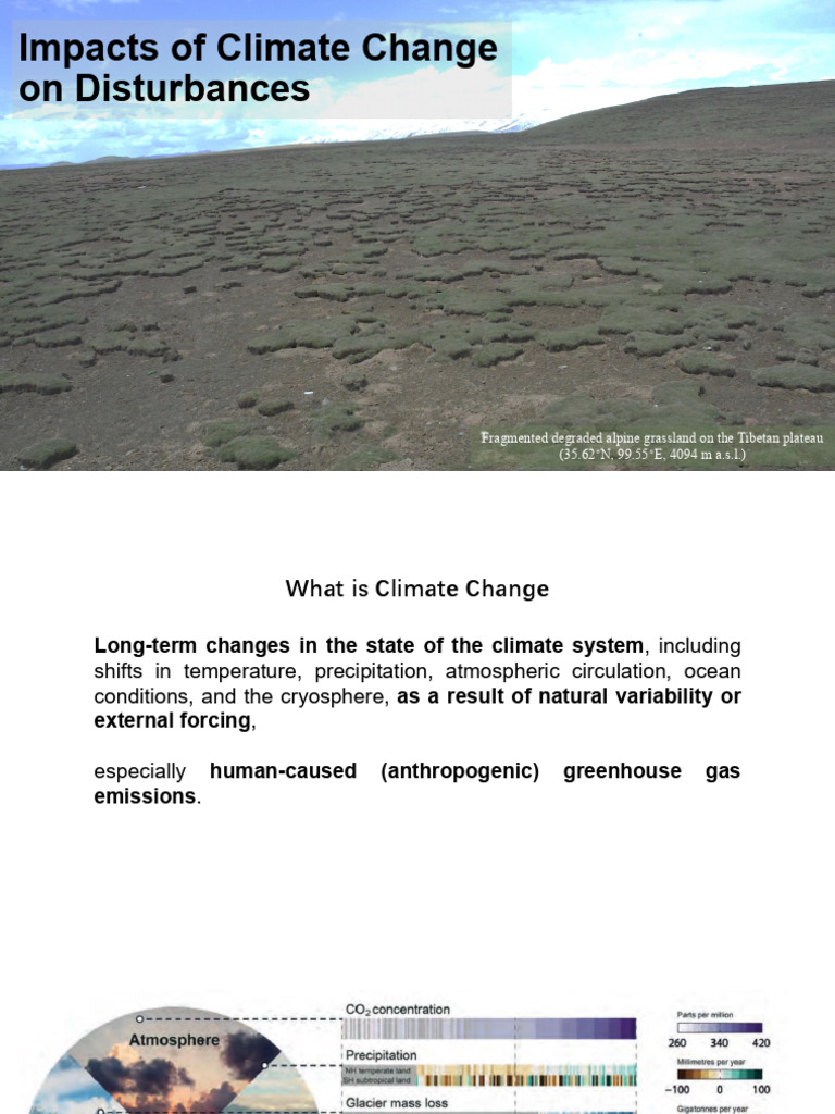 Climate Change Impacts On Disturbance Regimes - Niu - Upload - 15.12. ...