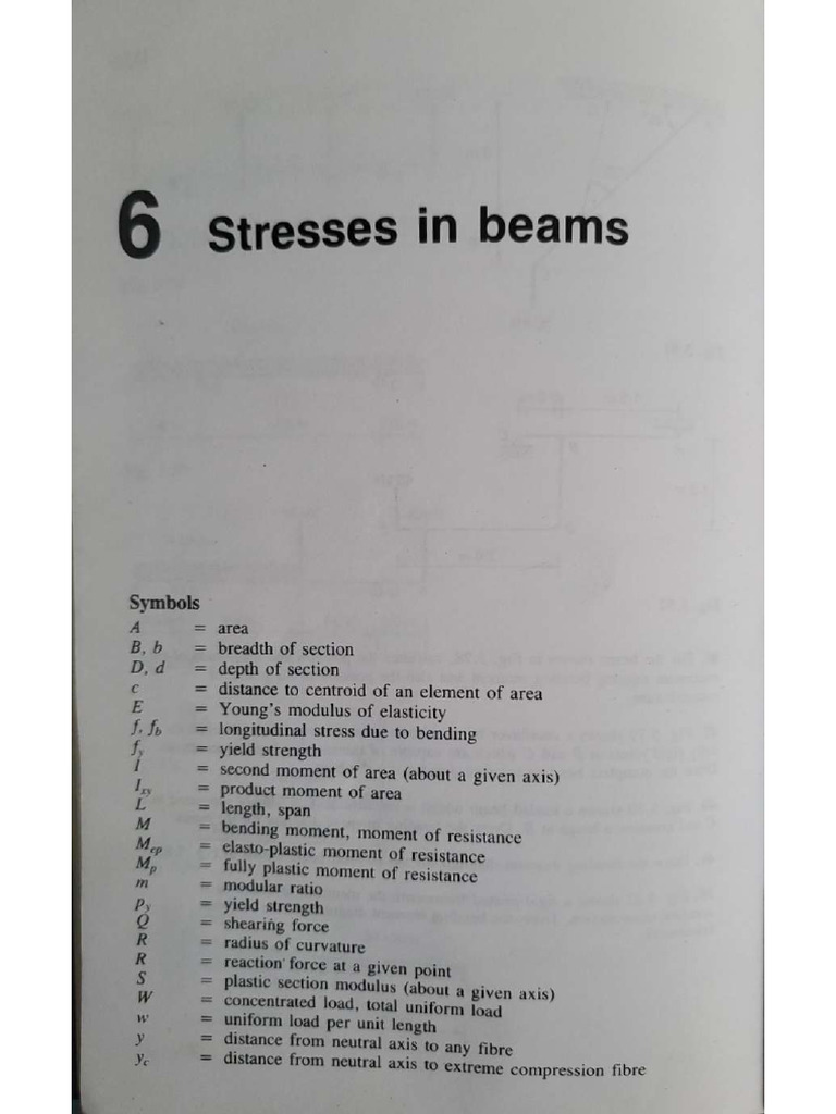 Beam Theory - Bending Stresses in Beams Notes | PDF