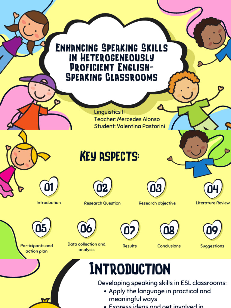 Enhancing Speaking Skills in Heterogeneously Proficient English ...