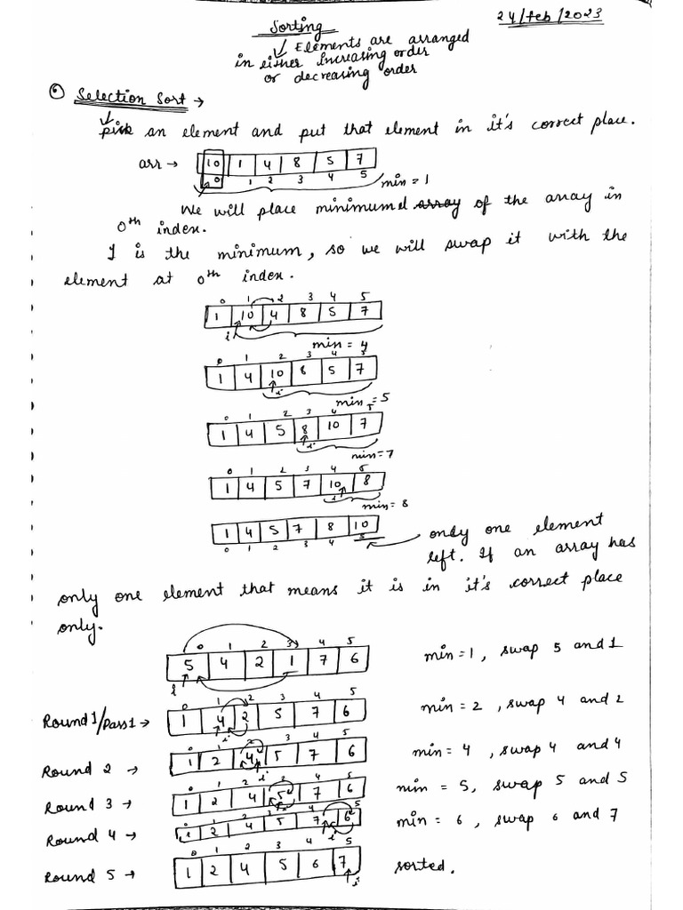 Sorting | PDF