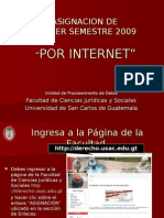 Asignacion Electrónica para Estudiantes de Derecho de La Universidad de San Carlos de Guatemala.