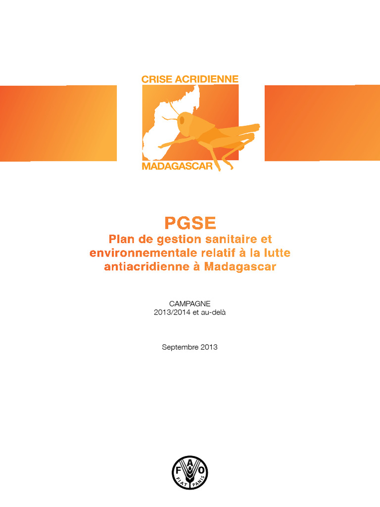 Madagascar PGSE | PDF | Pesticide | Environnement naturel