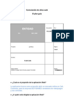 Formulación de Sitios Web