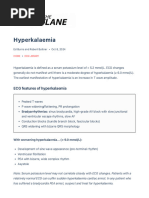 ECG Changes in Hypokalaemia | PDF | Nutrition | Diet & Nutrition