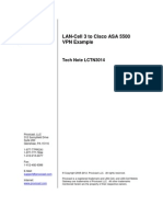 LCTN3014 LAN-Cell 3 to Cisco ASA 500 Series VPN Example
