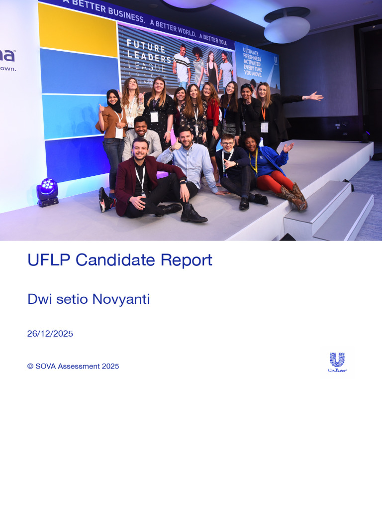Dwi setio_Novyanti_UFLP Candidate Report_j2BOgOg | PDF | Psychological ...