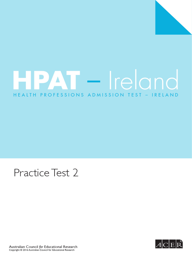 917785176 ACER HPAT Ireland Practice Test 2 | PDF