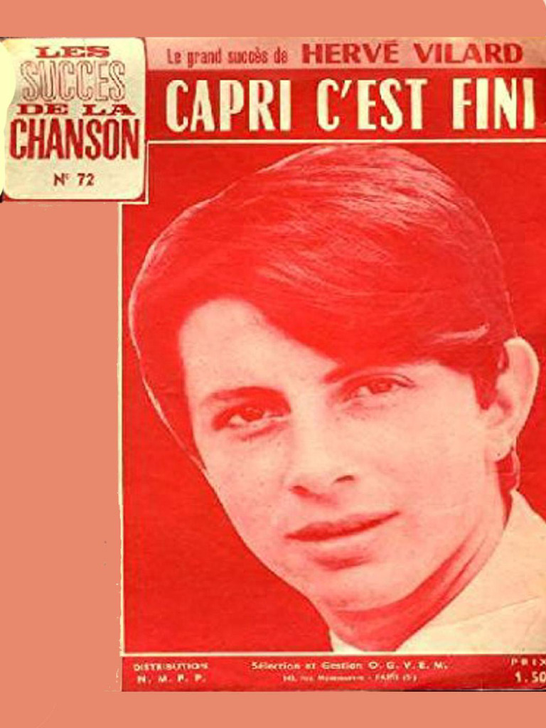 Capri c'Est Fini - Hervè Vilard | PDF