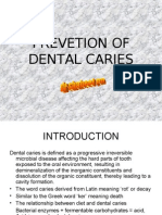 Prevetion of Dental Caries