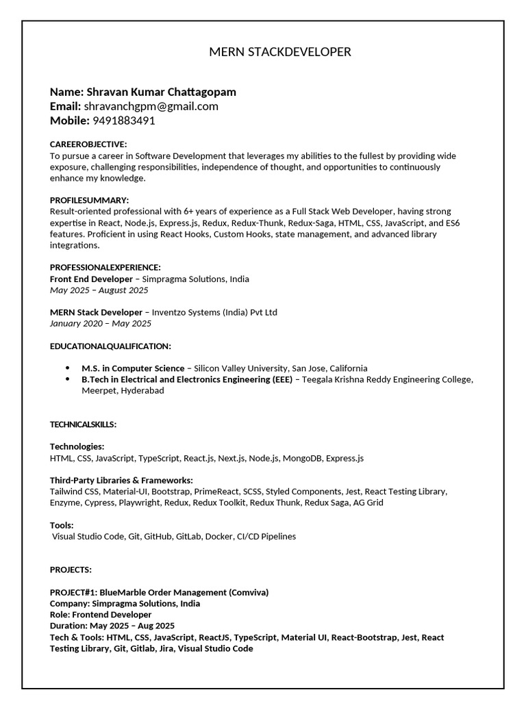 Shravan_mernstack (1) | PDF | Java Script | Bootstrap (Front End Framework)