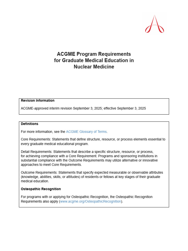 2025 - ACGME Program Requirements for Graduate Medical Ed in NM_Sept ...