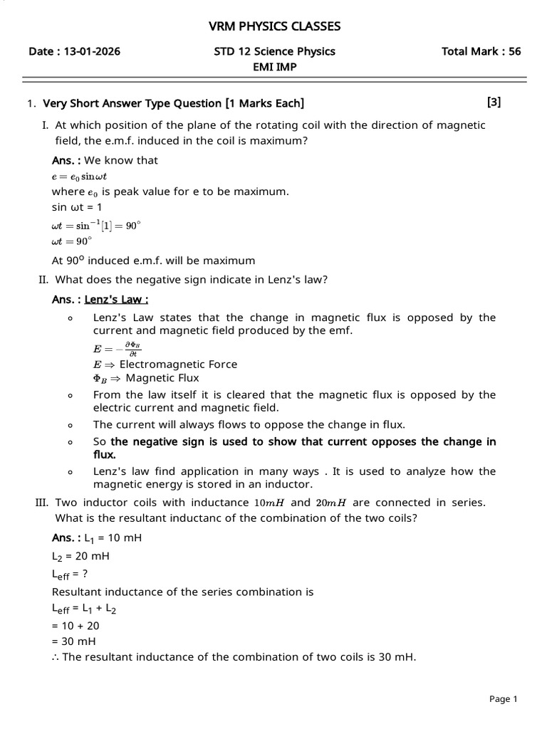 Emi Solution | PDF | Inductance | Electromagnetic Induction