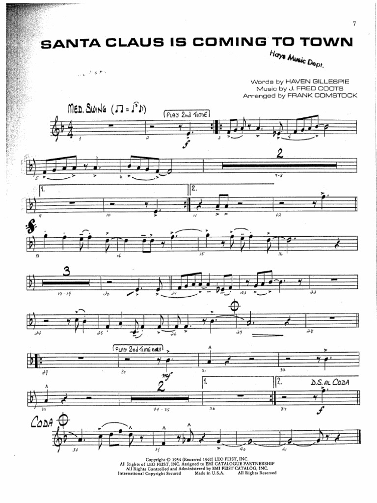 Santa Claus is Coming to Town - Comstock.pdf | PDF