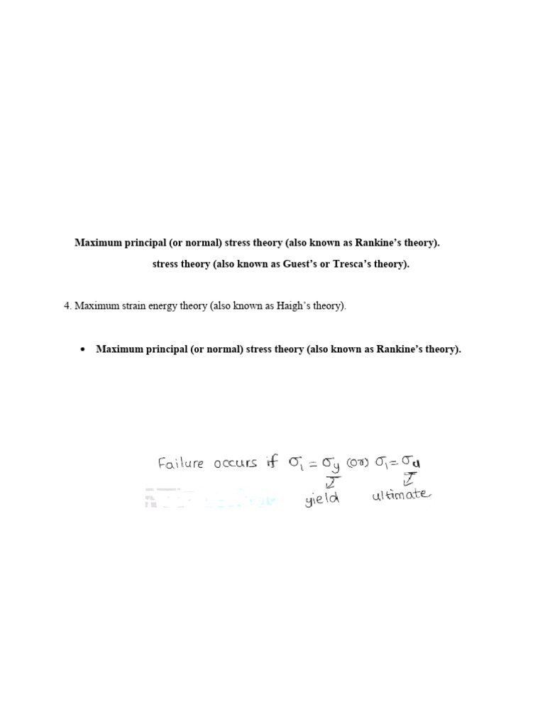 DME Lecture 06 Theories of Failure Under Static Load | PDF | Strength ...