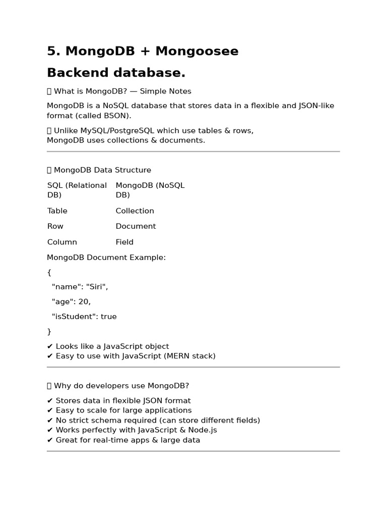 Mongodb | PDF | Database Index | No Sql
