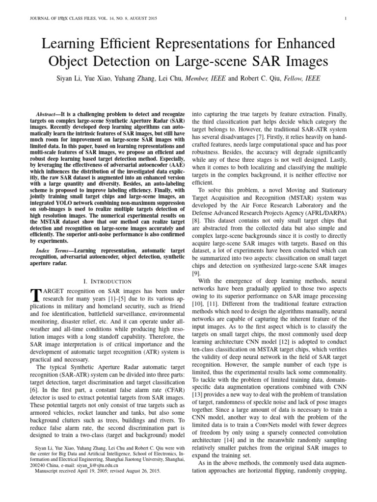 Learning Efficient Representations For Enhanced | PDF | Image ...