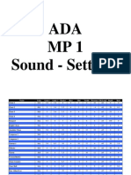 ADA MP1 Sound-Settings